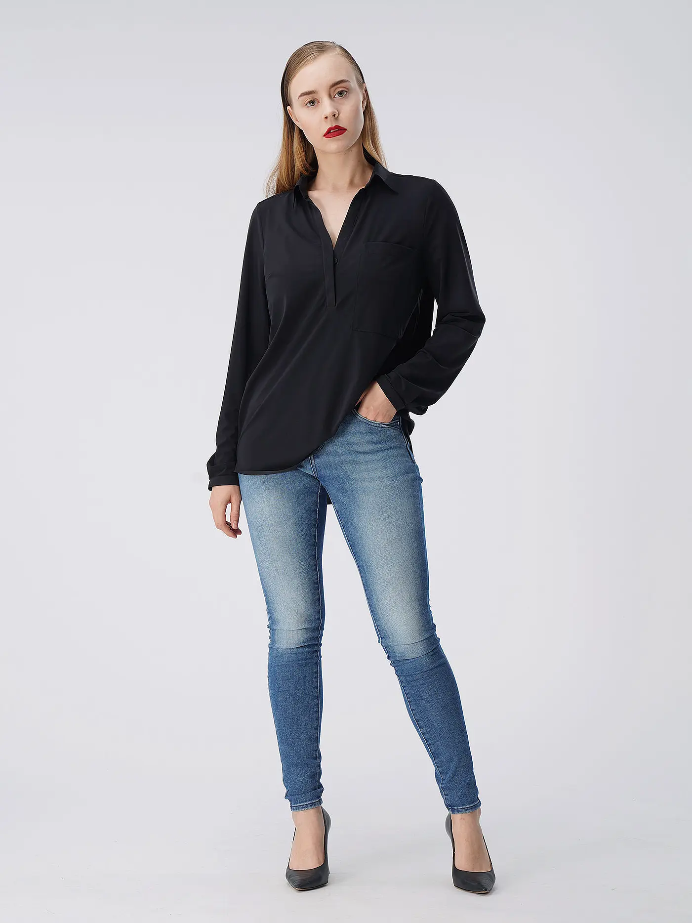 JAPAN TKY | Hemdbluse KAEMI | schwarz